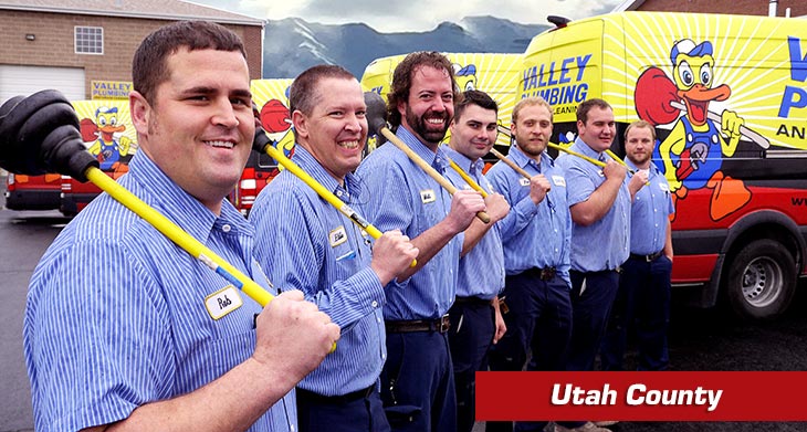 valley plumbing and drain cleaning services in utah county