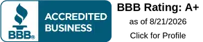 BBB Accredited Business — Rating A+