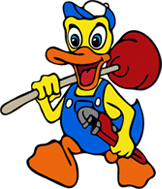 Valley Plumbing and Drain Cleaning Duck Mascot