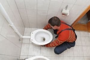 replacing a toilet